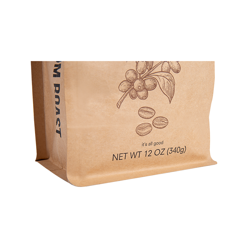 Beg kopi kantung kertas retro kraft yang berwarna -warni Beg kopi kantung kertas retro kraft yang berwarna -warni